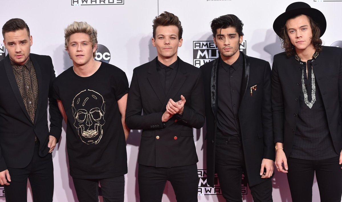 One Directioni poisid aastal 2014: Liam, Niall, Louis, Zayn ja Harry