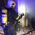 ФОТО: В Пайде загорелось здание редакции местной газеты