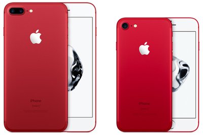 Punased iPhone 7 Plus ja 7. (Foto: tootja)