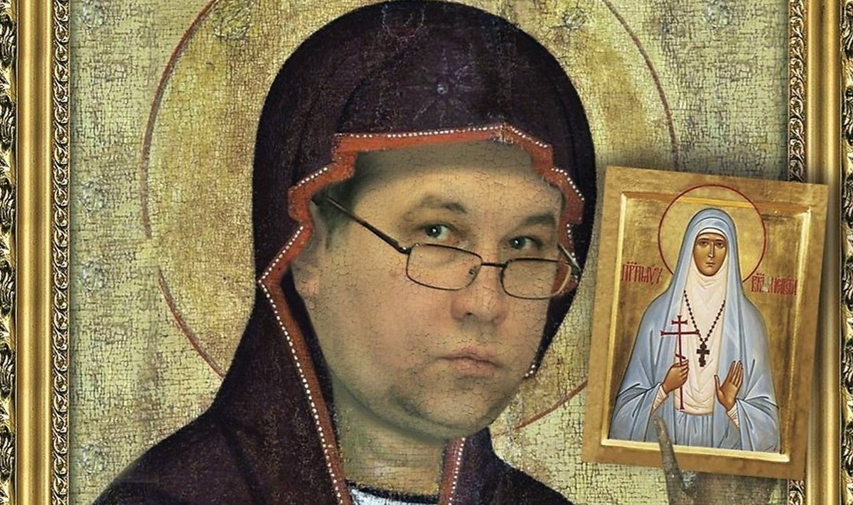 Фото икон, использованные для коллажа, не принадлежат коллекции Корнилова.
