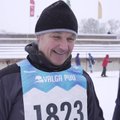 DELFI VIDEO | Vanaisa suuskadega Tartu Maratoni läbiv Olev: peamine on kohale jõuda ja väike tops õlut kah teha