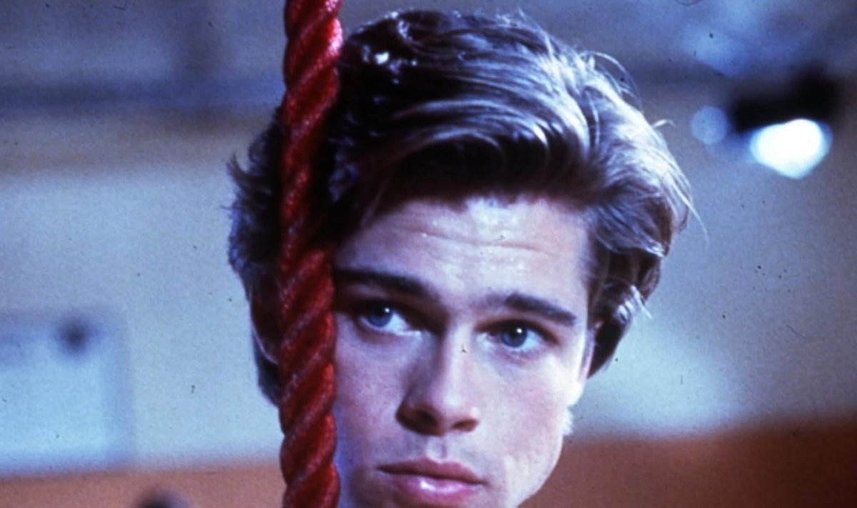 Brad Pitt õudusfilmis "Cutting Class" (1989)