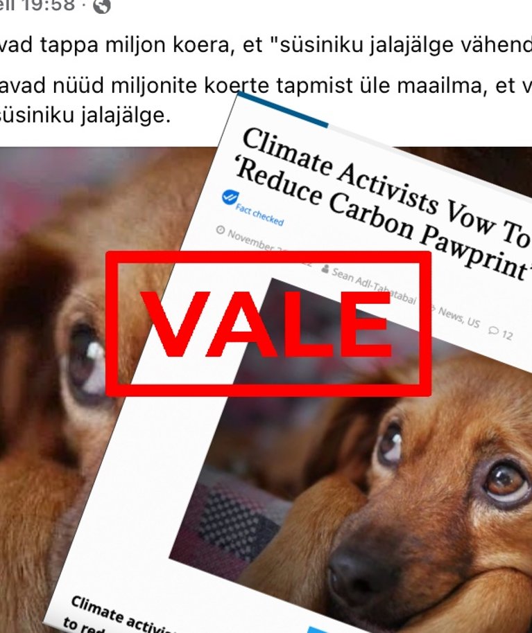 Valeinfo kliimaaktivistide kohta