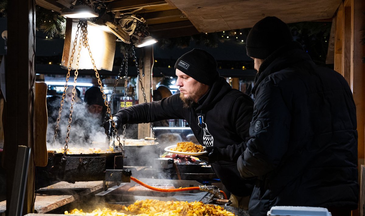 Tallinna jõuluturult saab ka korralikku praadi.