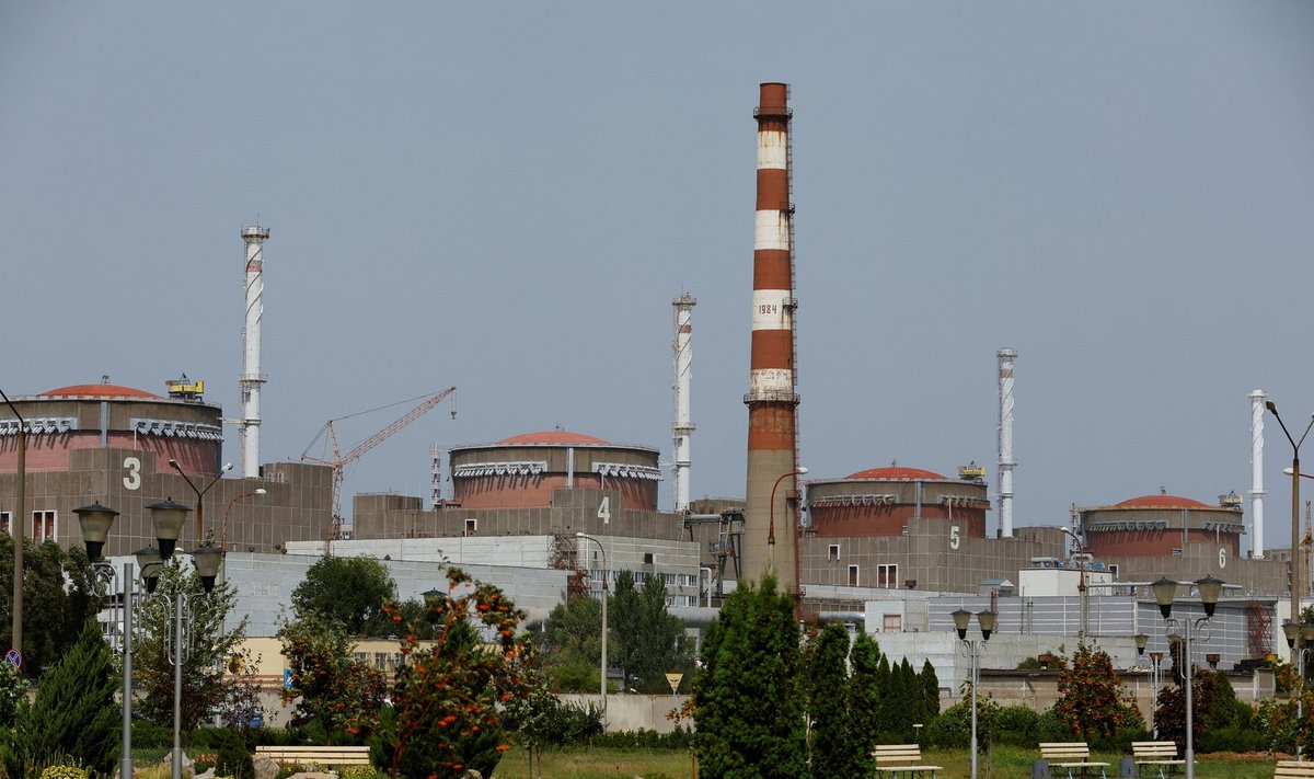 Venelaste poolt vallutatud Zaporižžja tuumaelektrijaam Ukrainas on Euroopa suurim.