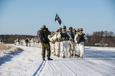 Liitlaste ja Scoutspataljoni jalgsirännaku algus Kirde-Eestis