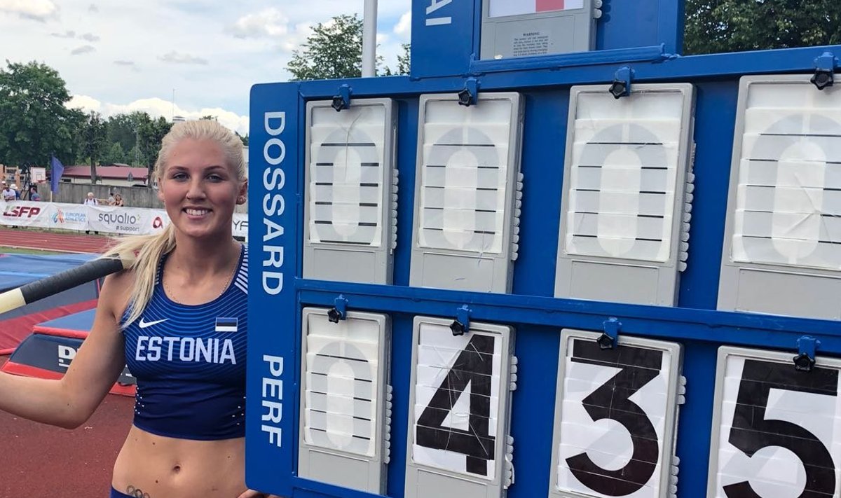 Reena Koll ja uus Eesti rekord: 4.35