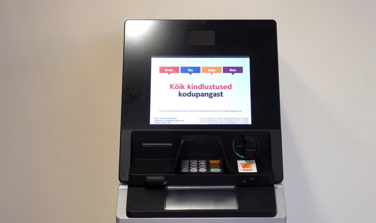 Swedbanki uued pangaautomaadid