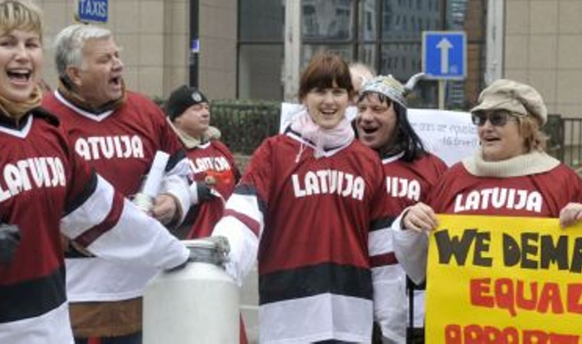 Läti talupidajad Brüsselis