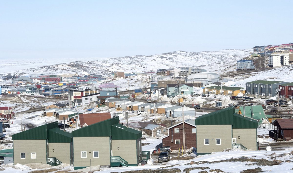 Illustreerival eesmärgil pildike Nunavuti pealinnast Iqaluit'ist (Foto: The Canadian Press, PA Images / Scanpix)