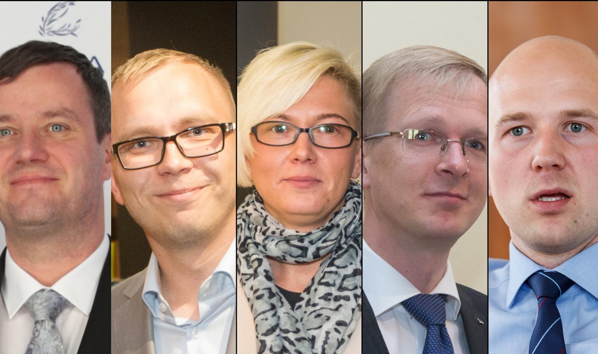 HEA ELU: Marek Jürgenson, Taavi Pukk, Moonika Parksepp, Tiit Terik, Tõnis Mölder kuuluvad enimteenivate keskerakondlaste hulka.
