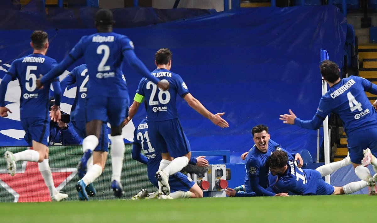 Londoni Chelsea võttis Reali üle kindla võidu ning sammus finaali.