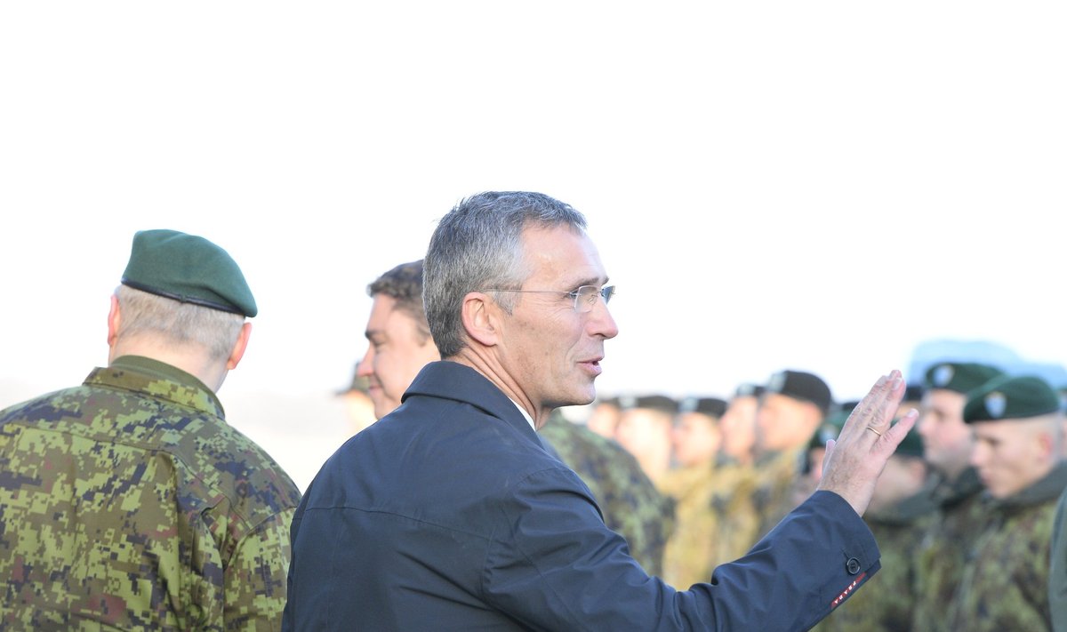 NATO peasekretär Jens Stoltenberg Eestis