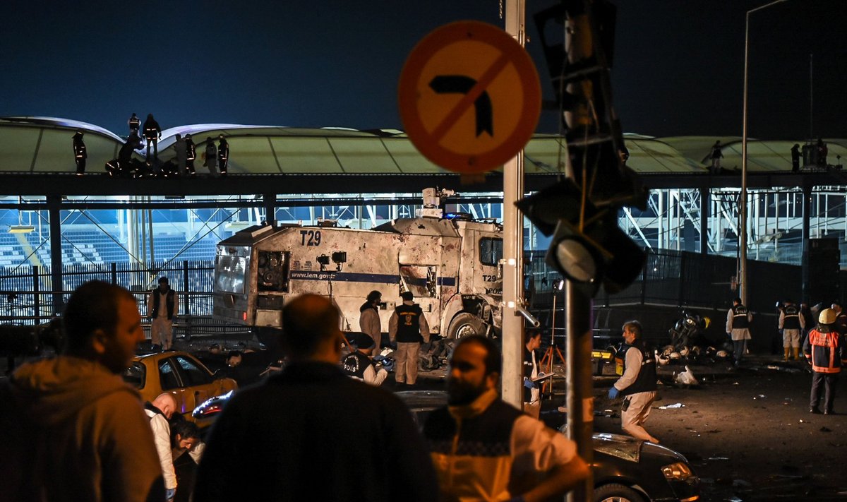 Plahvatus Istanbuli Besiktase staadioni juures