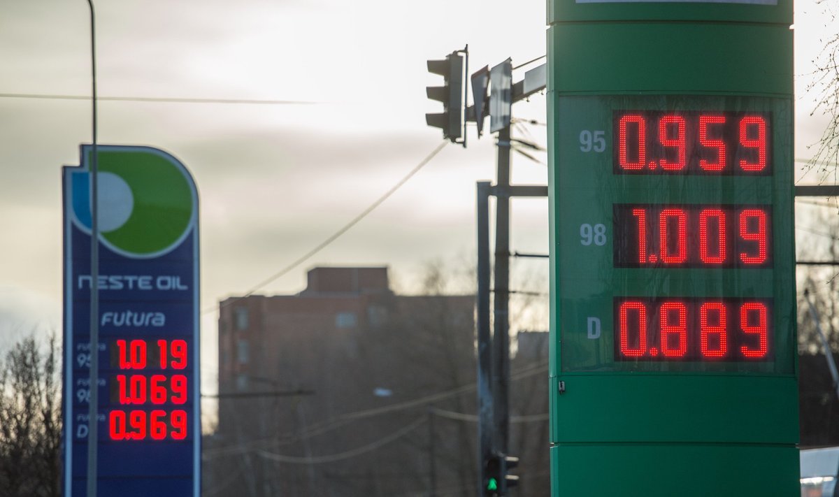 Kütusehinnad pärast aktsiisitõusu