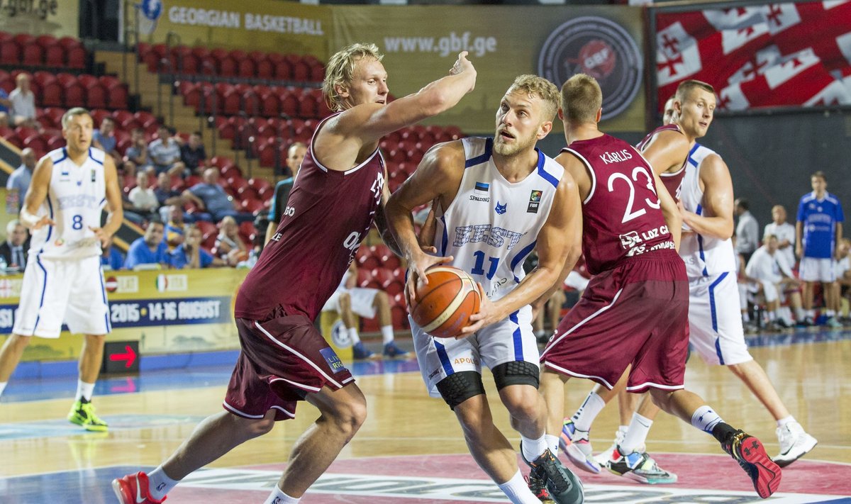 Eesti korvpallikoondis mängib EM-alagrupikaaslase Lätiga