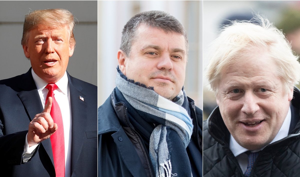 Donald Trump, Urmas Reinsalu ja Boris Johnson