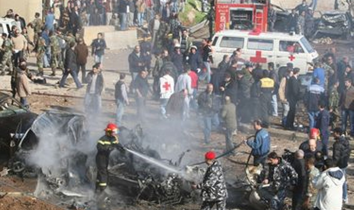 Beirutis toimus võimas autopommiplahvatus