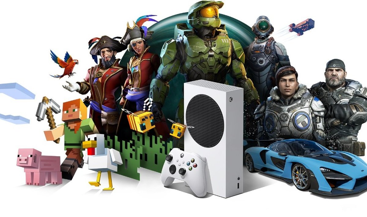 Xbox Series S-i reklaampilt (Tootja foto)