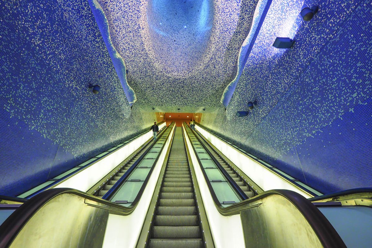 метро неаполя самые красивые станции