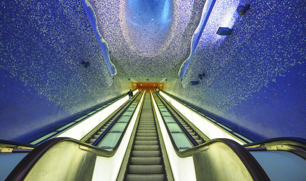 станция метро Толедо. Неаполь, Италия