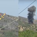 ВИДЕО | В Греции при тушении лесного пожара разбился самолет