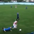 VIDEO | Bosnia jalgpallur kaotas vigastuse tõttu ühe munanditest