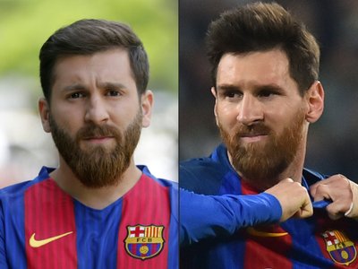 Reza Parastesh vs Lionel Messi.