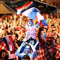 FOTOD JA VIDEO | Võit Argentina üle pani horvaadid Zagrebis hulluma, Buenos Aireses valati pisaraid