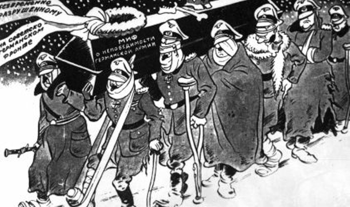 Boriss Jefimovi karikatuur - Müüt Saksa armee võitmatusest