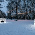 ФОТО | Ледовые площадки в Кристийне приглашают насладиться зимними радостями