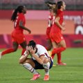 Naiste jalgpalliturniiri suurfavoriit USA langes poolfinaalis