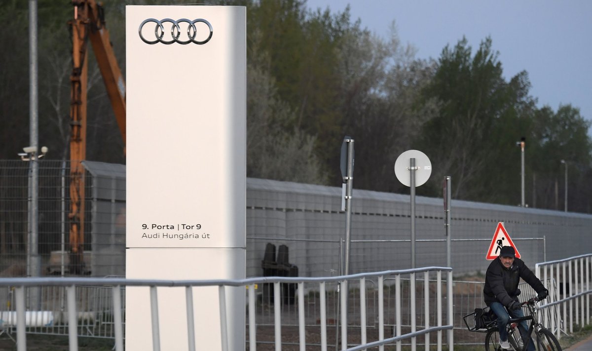Audi tehas Ungaris Gyoris, kus tootmine osaliselt taastati. 