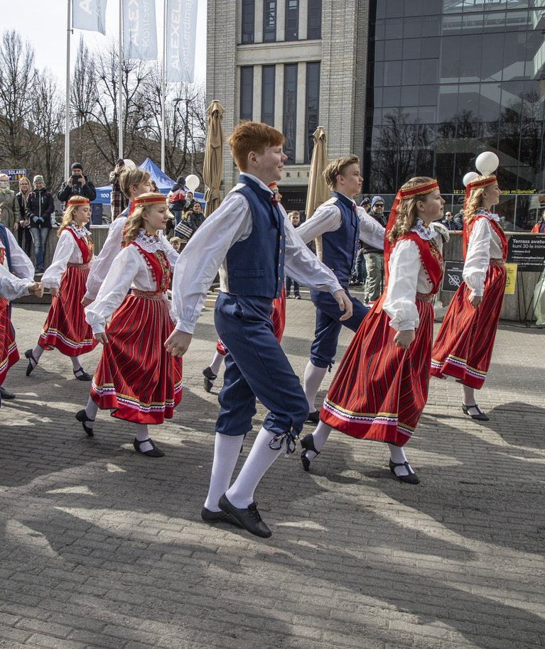 Tänavusel laulupeo perepäeval osalenud noored