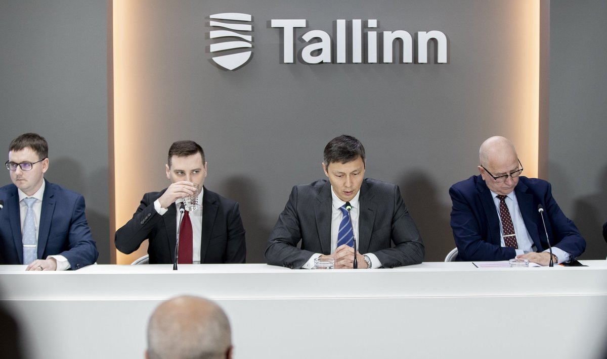 Tallinna linnavalitsuse pressikonverents. Pilt on illustreeriv.