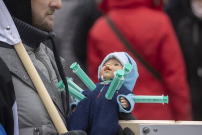 Акция протеста на площади Вабадузе