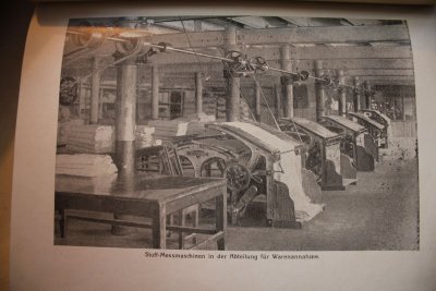 Kangakudumise masinad Balti manufaktuuris möödunud sajandi alguses.
