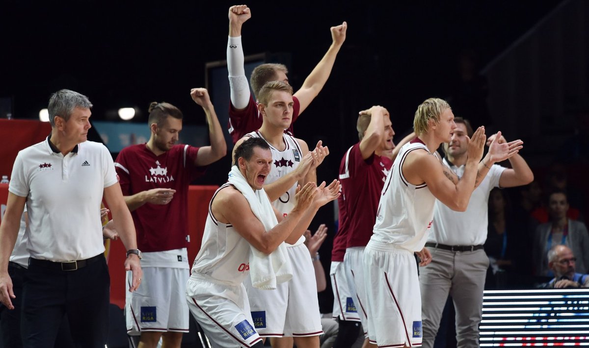 Läti korvpallikoondis mullusel EM-il