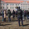 VIDEO | Toompea meeleavaldus politsei silme läbi: meeleavaldaja tahtis korrakaitsja valjuhääldi mikrofoni rääkida