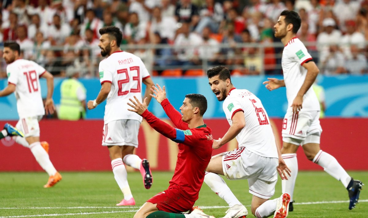Cristiano Ronaldo mängus Iraaniga