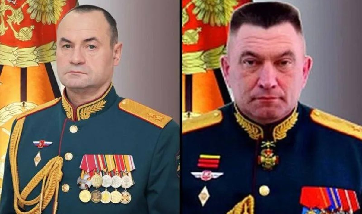 Vene armee kindralid Romantšuk ja Tsekov