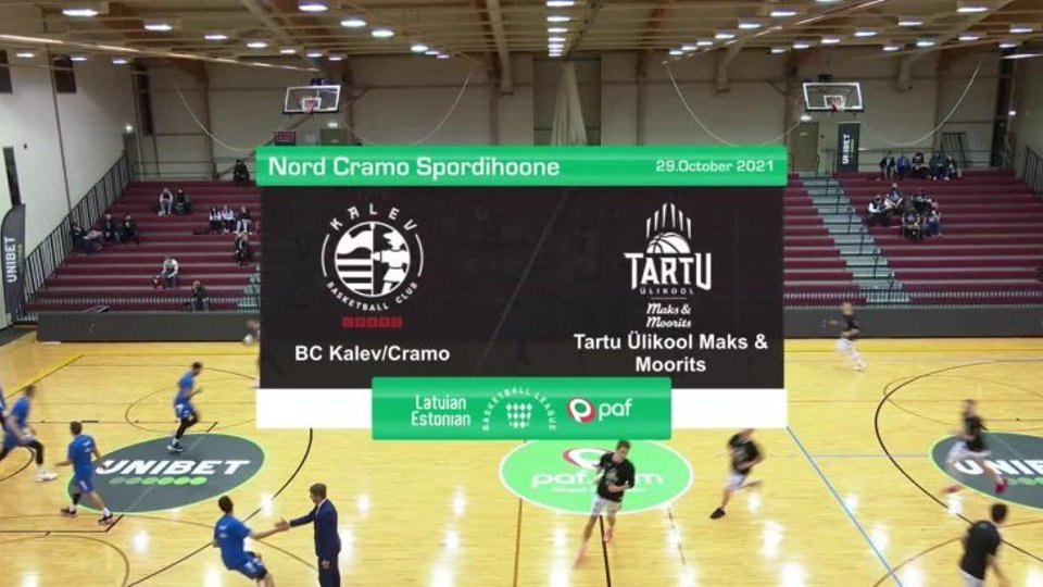 TÄISPIKKUSES | Korvpall: BC Kalev/Cramo - Tartu Ülikool Maks & Moorits - Delfi  TV