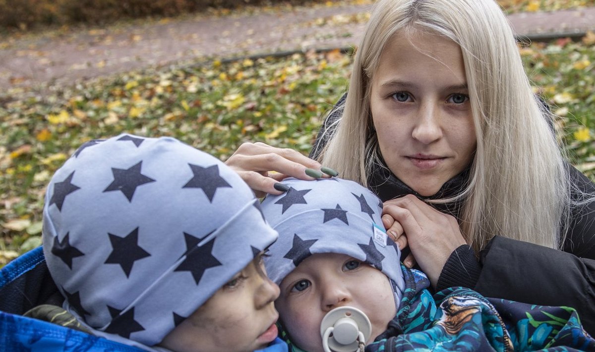 KA RAHALINE KAOTUS: Erely Johanson sai kolme lapse emana toetust 1180 eurot kuus, kahe lapse emana aga vaid 120 eurot.