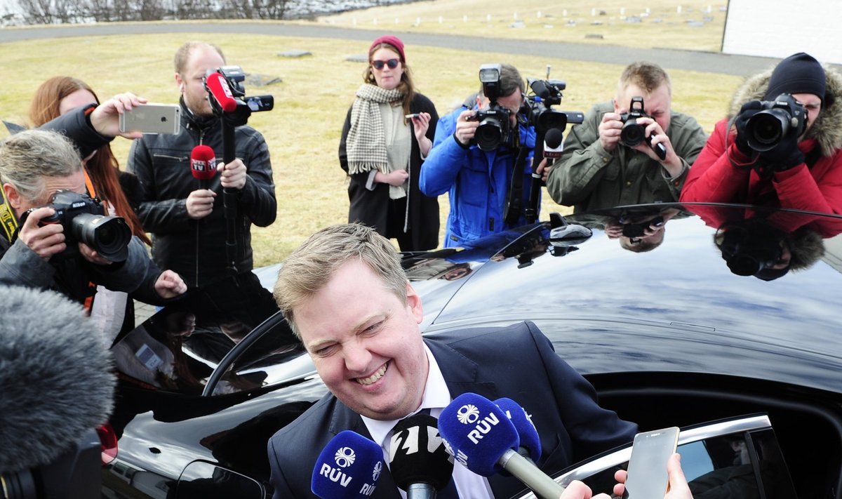 Islandi peaminister Sigmundur Gunnlaugsson