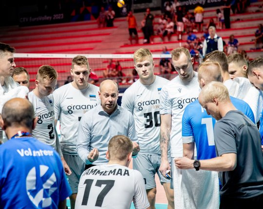 Eesti võrkpallikoondis sai Kuldliigas kindla kaotuse
