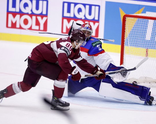 Läti hokikoondis võitis Slovakkiat ja säilitas edasipääsulootuse