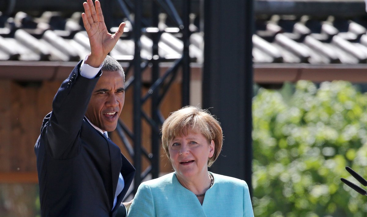 Barack Obama ja Angela Merkel 