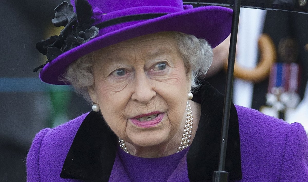The Queen attends church