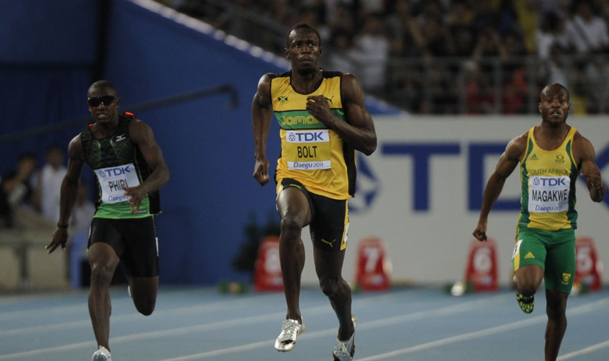 Usain Bolt ja Simon Magakwe
