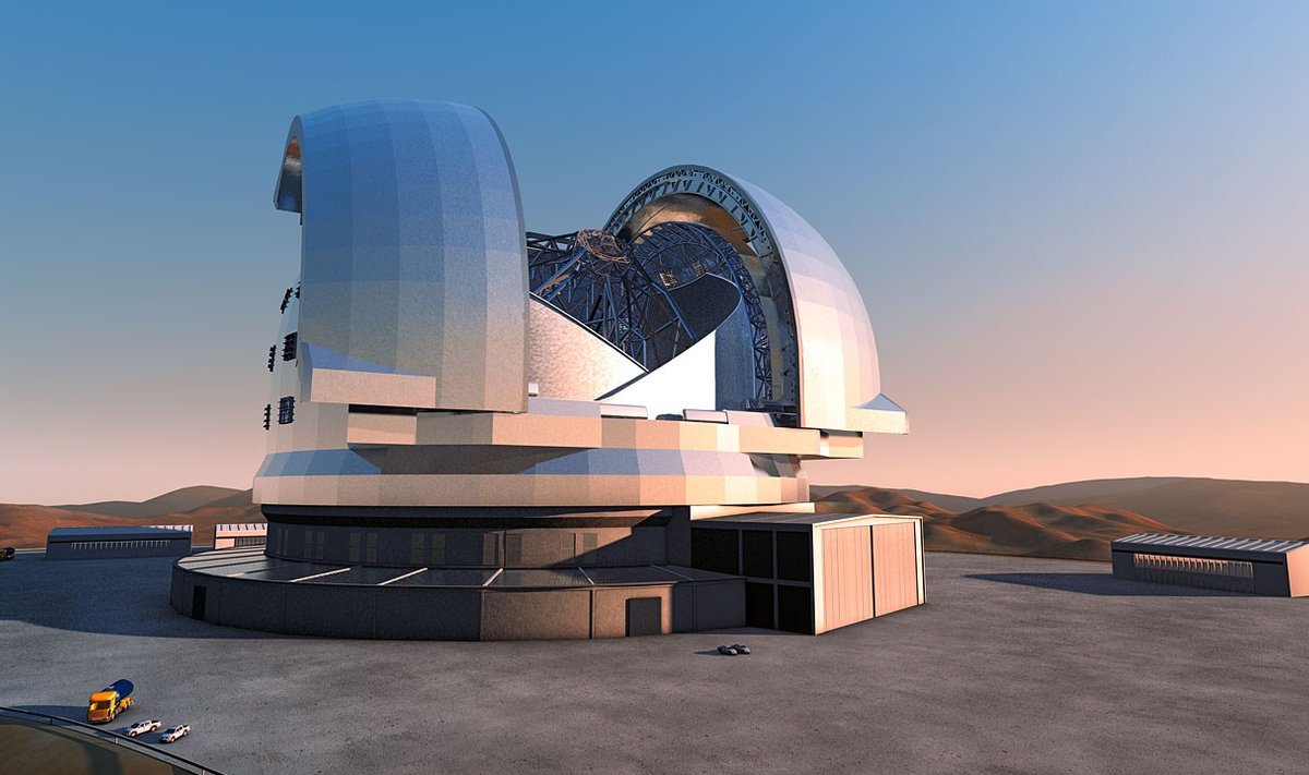Euroopa Äärmiselt Suur Teleskoop valmib Tšiilisse Atacama kõrbesse.